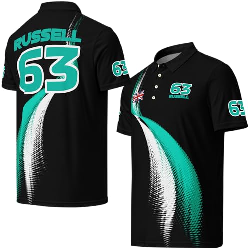 George Russell 63 Formula Racing Team Polo Shirt - Men's