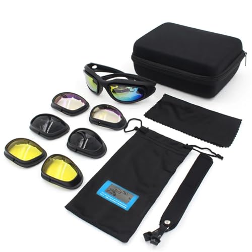 Lunettes airsoft pour la chasse et le tir avec verres polarisés homme