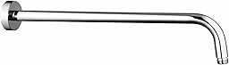 12 Inch Shower Arm with Flange, Wall Mount 90 Degree Shower Head Extension Arm, Stainless Steel Shower Head Arm for Fixed Shower Head & Handheld Showerhead, Brushed Chrome