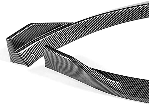 3PCS Front Bumper Lip Kit fit for compatible with 2010-2013 Volkswagen Golf 6, Sport-Style Splitter Trim Protection Spoiler, Air-Dam-Chin-Diffuser (Carbon Fiber)