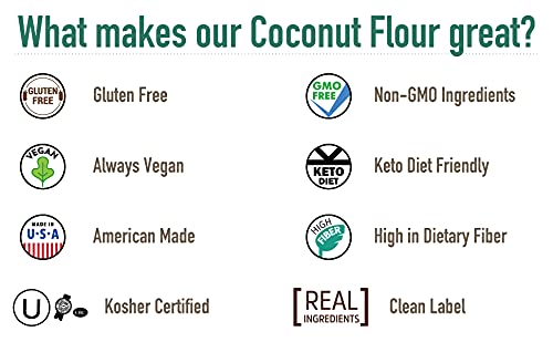 Miniatura 5 de Pereg Coconut multiusos harina libre de gluten 16 oz - KFP Pack de 6