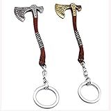 God of War 4 Pendant - Axe Keychain 2 Pieces (Bronze/Ancient tin)