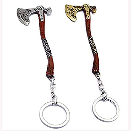 Axe Pendant - Axe keychain 2 pieces (Bronze / Ancient Tin)