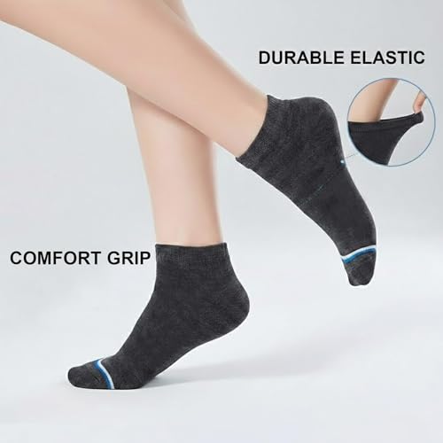 Image of MCAVOY ROME Ankle Length Cotton Socks Men & Women for Sports Unisex Multicolor Socks Ideal for Gym, Casual Wear & Running Odor Free,