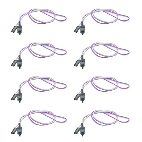 HAMILO コンピューター用電源ボタンケーブル マザーボード 自作PC 8本セット