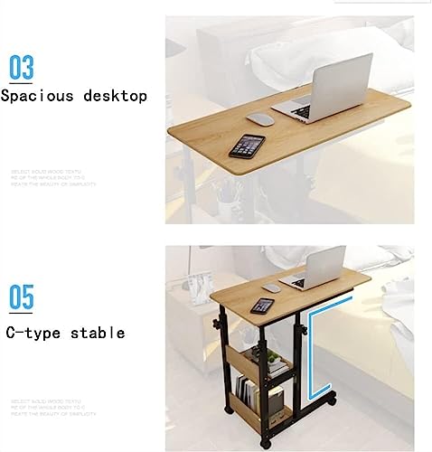 Table d'ordinateur roulant pour éviter le mal de dos : ajustement fluide pour PC portable