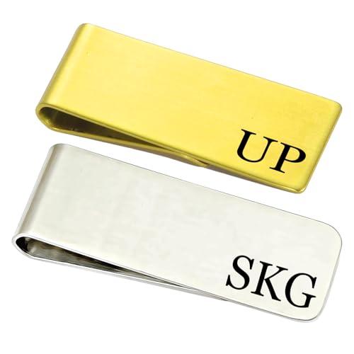 Money Clip for Men Women Personalized Engraved Magnetic Money Clips Personal Money Gifts for Son Husband Grandpa Custom Money Clip