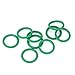 270PCS Rubber Piston Rings Assortment Kit for Engines - High Heat Sealing Rings Set - Engine Repair Tool Kit - Green