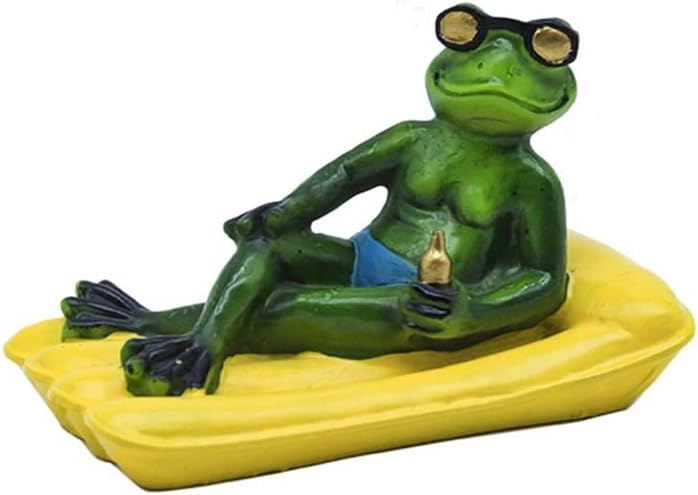 Frogs Garden Statues Fairys Garden Accessories Table Centrepieces Figurines Sculptures Miniature Landscape Decors