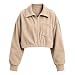 Generisch Cordjacke Damen mit Hemdkragen und Zipper Übergangsjacke Jacke Revers Cord Trenchcoat Cropped Jacket Dünne Einfarbige Cordjacken mit Taschen Retro Streetwear Leichte Freizeitjacke