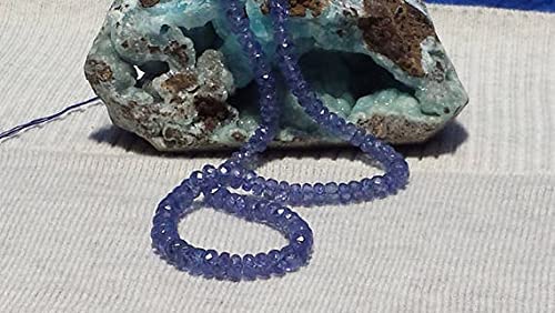 Perles de tanzanite naturelles en rang dégradé pour concevoir un bijou porteur de sens