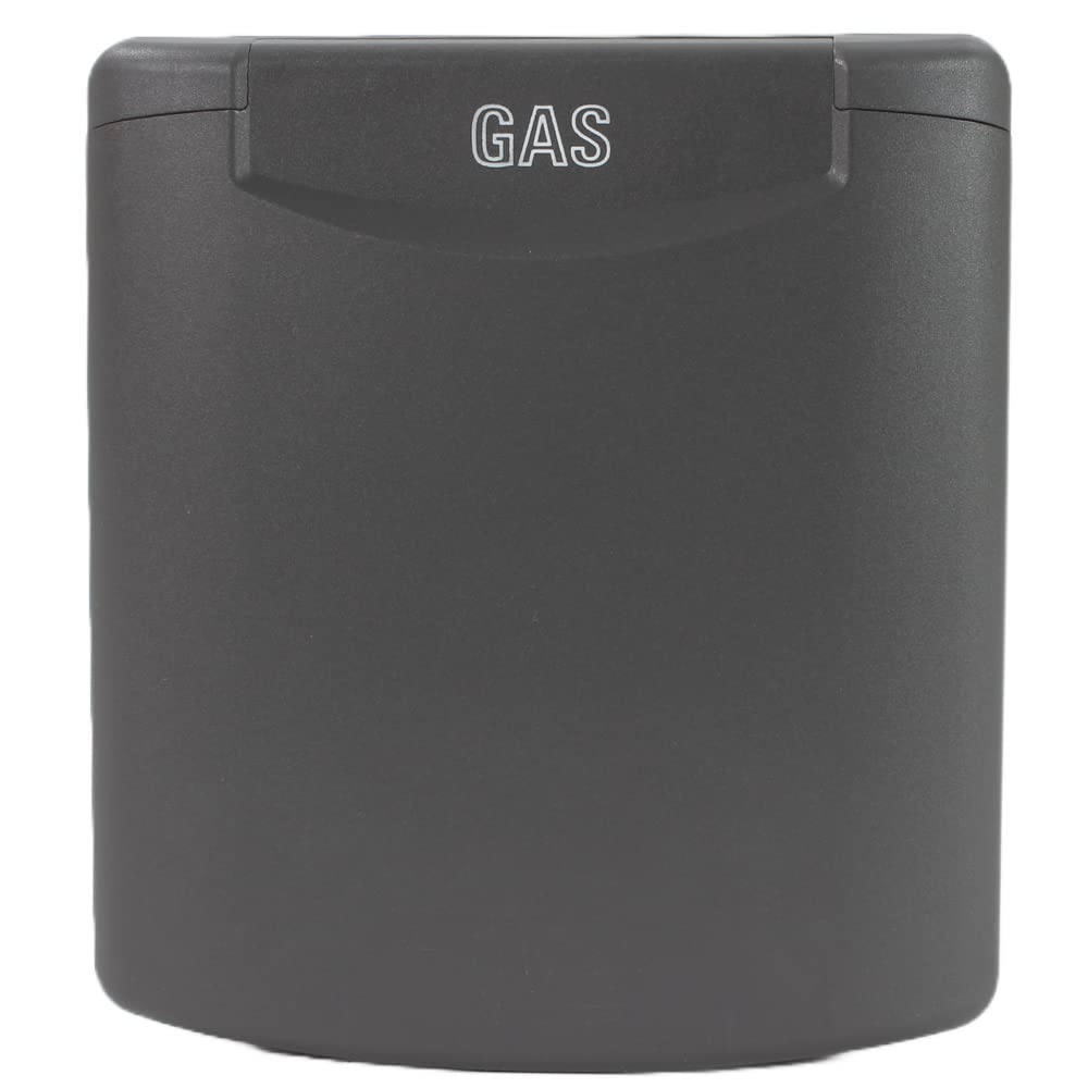 ABL Gas Gassteckdose Außensteckdose mit Magnetdeckel in grau Versorgungsklappe Wohnmobil Wohnwagen Boot