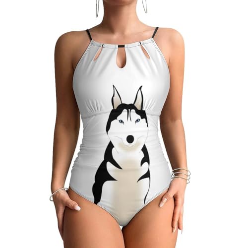 Swimsuit monokini contrôle ventre gainant pour maillots de bain une pièce femme