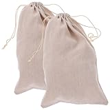 KICHOUSE 2 Stück Wiederverwendbare Eisbeutel aus Baumwolle 20X30cm für Crushed Ice Barzubehör Aufbewahrungsbeutel für Zerstoßenes Eis