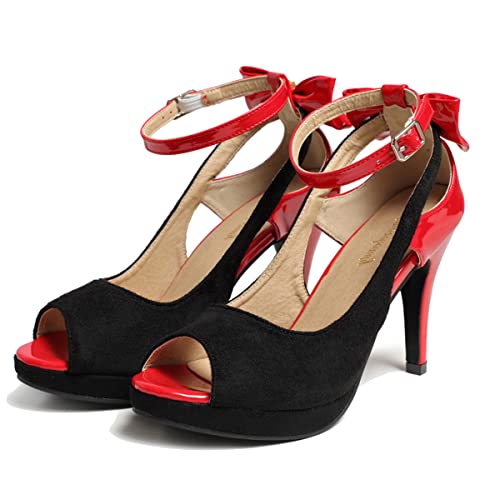 Image of getmorebeauty Women's High Heels Shoes Ankle Straps Dress Heeled Sandals
