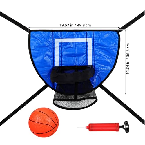 Panier de basket pour trampoline en PVC installation facile - 2