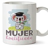 MUGFFINS Tazas para MUJER/ESPOSA - En Español - Koalificado/koalificada -...