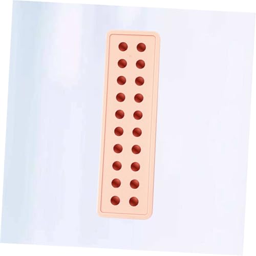 Molde mini esferas de hielo de silicona beige miniatura 3