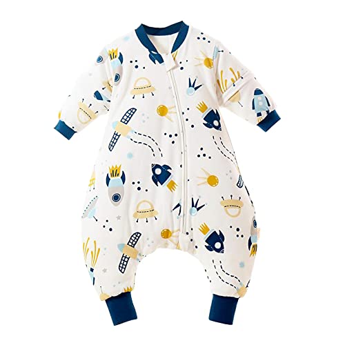 Fauxpont Bebe Gigoteuse avec Jambes, Manche Longue Amovible Unisexe Grenouillère Cotton pour l'hiver, Gigoteuse Bébé pour Fille et garçon, Cadeau bébé(Stature 90-100 cm) / Multicolor Cover