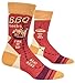 Blue Q Men's Socks: BBQ Fire It Up, One Size
