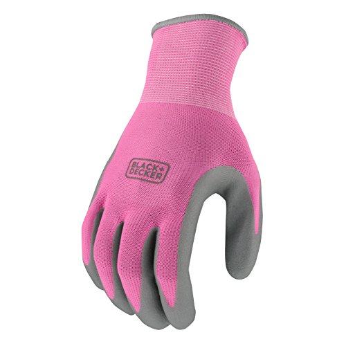 Black & Decker BD512LM Pink Ladies Foam Nitrile Grip Glove