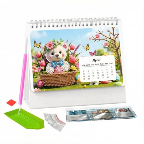 Calendario de escritorio 2027 regalo de manualidades para niños