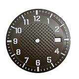 1 orologio da 34 mm con quadrante bianco, blu, verde e marrone, movimento NH35 NH35A(R4 Brown)