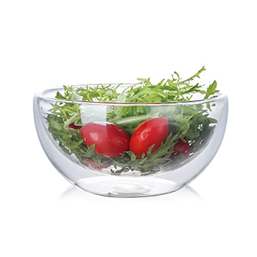 GracesDawn Borosilicate Double Layer Glass Bowl 250ml