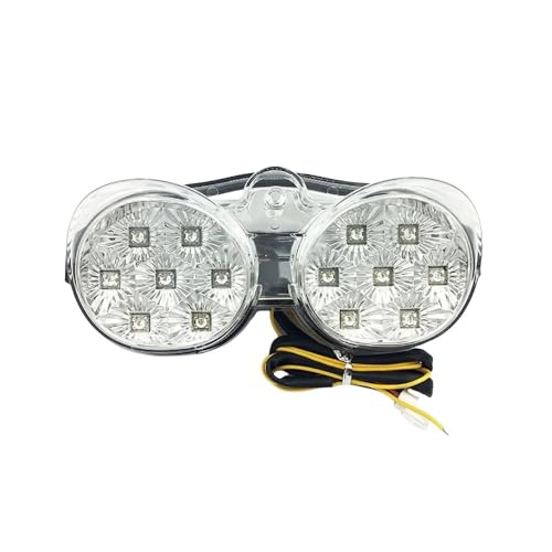 Feu arrière de moto avec clignotants intégrés LED pour YZF R6 2001 2002 - 4
