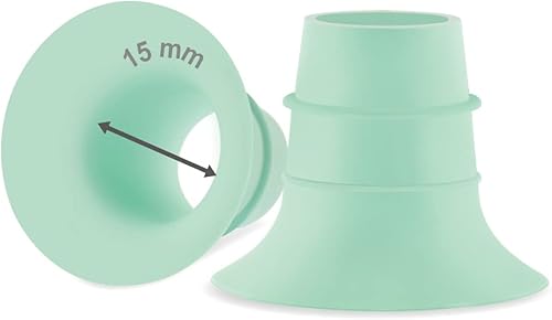 Miniatura 19 de Maymom Inserto de brida de 0.748 in (verde) compatible con Elvie Single/Double Electric, Elvie Stride 0.945 in Wearable Cup, compatible con Medela