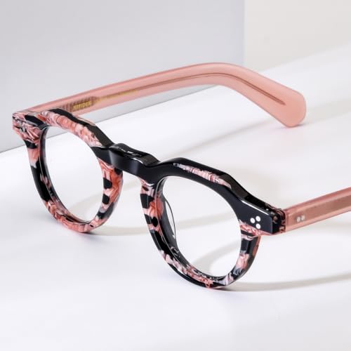 Image of HEPIDEM Acetate Glasses Frame Men Women Square Eyeglasses Optical Spectacles MZEPH