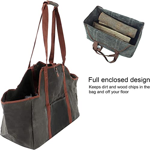 Firewood Carrier Log Carrier Wood Holders Firewood Indoor Fireplace Log Holder Wood Carrier For Firewood Firewood Rack Firewood Tote Leather Wood Carrier For Firewood Firewood Bucket #TOP2