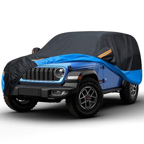Car Cover Waterproof All Weather Outdoor Windproof Dustproof UV Protection Fit SUV