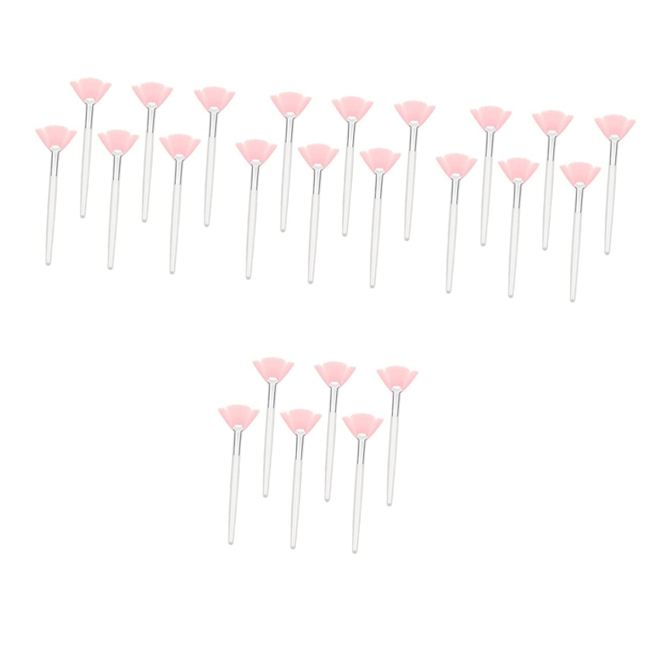 FOMIYES 24stücke Teiliges Pinselset Für Gesichtsmakeup Weiche Gesichtspinsel Für Puder Foundation Und Blush Für Frauen Und Mädchen Einfach Zu Handhaben Langlebig Und Beim Verblenden