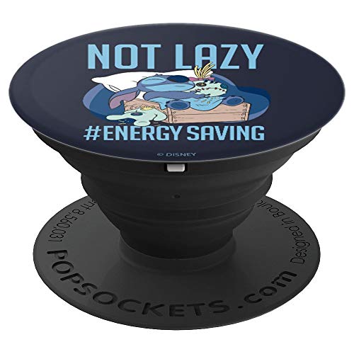 Disney Lilo & Stitch Not Lazy Energy Saving PopSockets Grip and Stand for Phones and Tablets