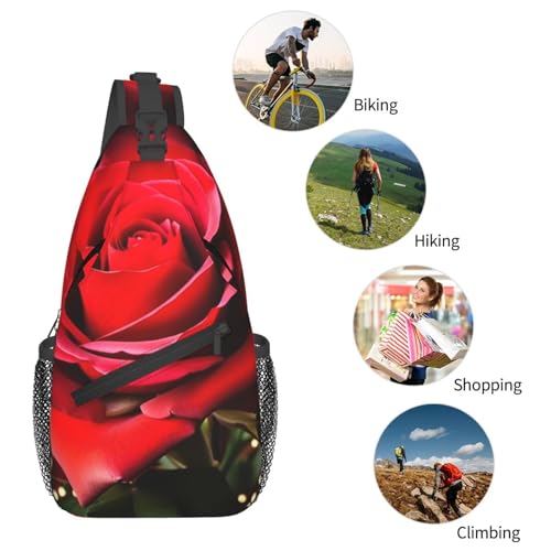 Bolso sling cruzado para hombre y mujer negro miniatura 5