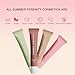 4 PCS Summer Lip Balm Tinted Lip Butter Balm - Conditioning Lip Mask,Ultra-Hydrating,Instant Moisture, Shine,Hydration - Sheer-Tinted,Soothing Lip Care - 0.5 Fl Oz (Pack of 4)