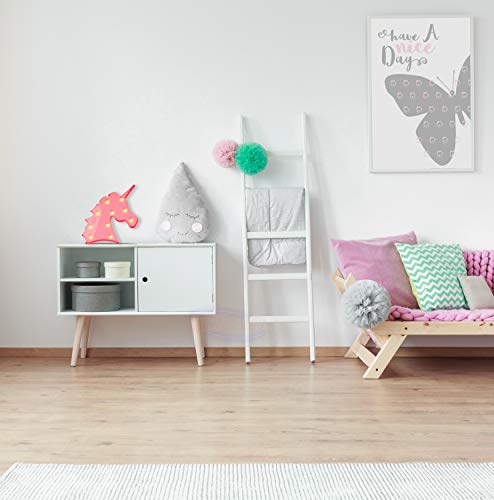 Light Up Pink Unicorn Marquee – Perfect For Kids Bedroom Decorations, Night Lights, Unicorn Party Supplies, Girls Room Decor, Decorative Wall Lamp – Includes Remote Control #TOP1