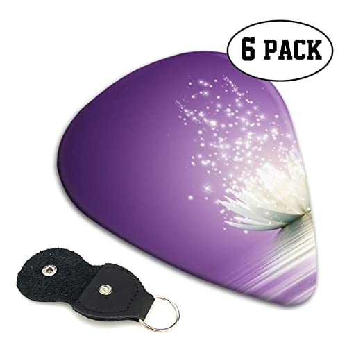 Ensemble de 6 médiators de guitare violet fleur de lotus pour guitare acoustique, guitare électrique, basse, ukulélé… - Les Beatles, Paul McCartney, John Lennon, RIngo Starr, George Harrison Ensemble de 6 médiators de guitare violet fleur de lotus pour guitare acoustique, guitare électrique, basse, ukulélé… – Image 3