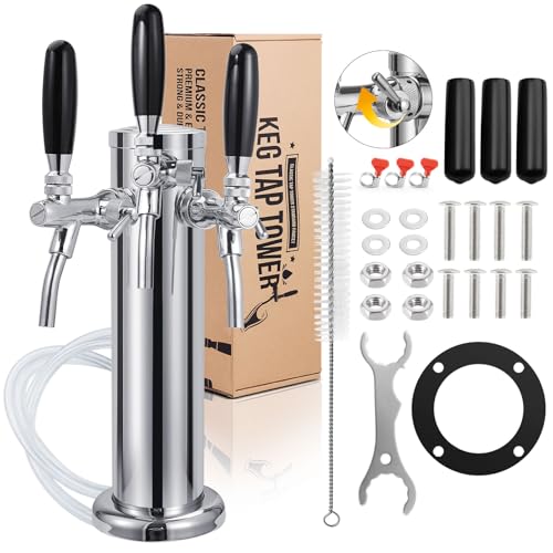 Imaictuu Triple Tap Kegerator Tower