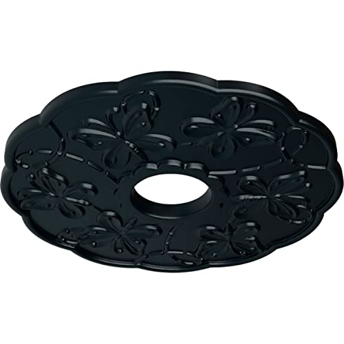 Image of Ekena Millwork CM17TSNSFDecorative Ceiling Medallions Modeled After Original Historical Patterns & Designs, Night Shade
