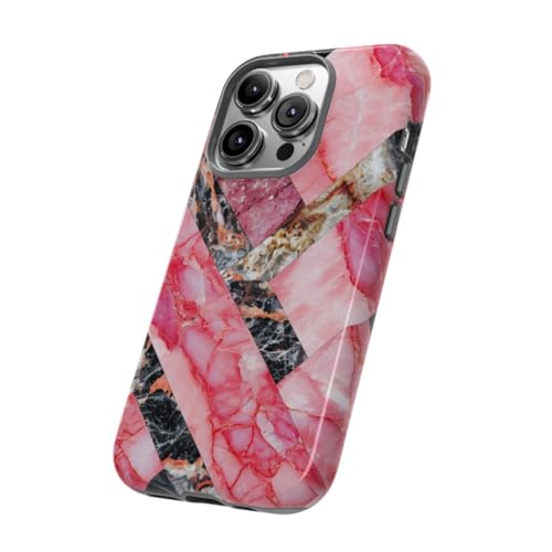 Coque résistante iPhone 14 Pro marbre brillant antichoc - 2
