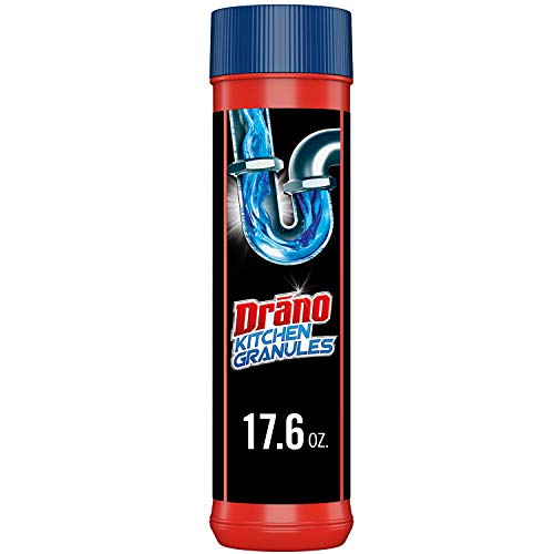 Comparison: Best Drano For Kitchen Sink 10 Drano Kitchen Granules Drain Clog Remover and Cleaner, Unclogs blockage from Grease or Cooking Oil, 17.6 oz