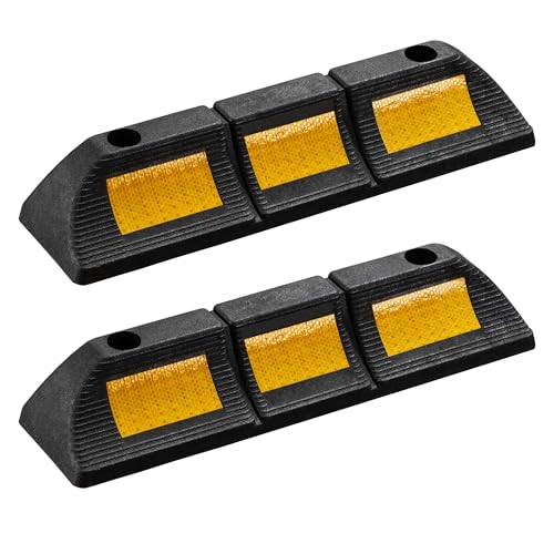 Wiltec Radstopper 47,5 x 12 x 8 cm, 2x Einparkhilfe