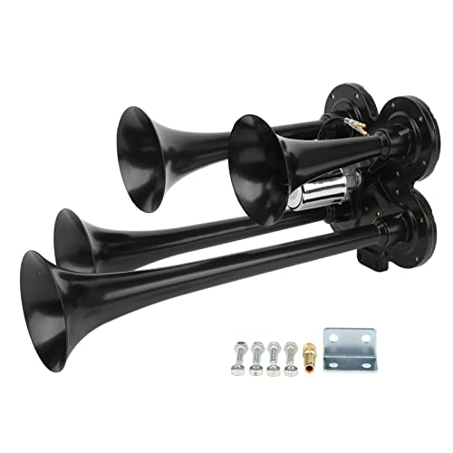 Design durevole: questo clacson per auto è progettato per offrire la massima resistenza agli urti e prestazioni robuste. È durevole e portatile, quindi è investimento a lungo termine nella tua sicurezza sulla strada. Con questo robusto clacson, puoi aspettarti servizio affidabile e duraturo.