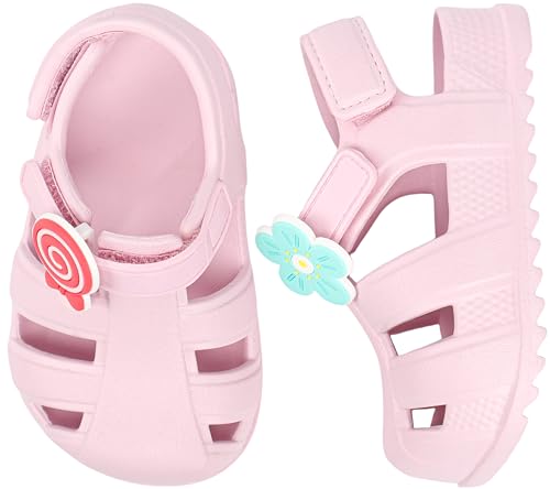 Image of ChayChax Toddler Classic Fisherman Sandals Boys Girls Closed Toe Water Pool Beach Sandal Naturally Splay