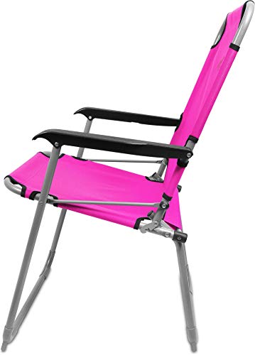 normani 1 or 2 Outdoor Folding Chairs, Camping Chair, Fishing Chair with Armrests - Image 4
