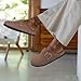 KIDMI Genuine Suede Clogs for Women Memory Foam Cork Footbed Potato Shoes Slip On Leather Mules with Big Buckle, Mocha size 8 (39)