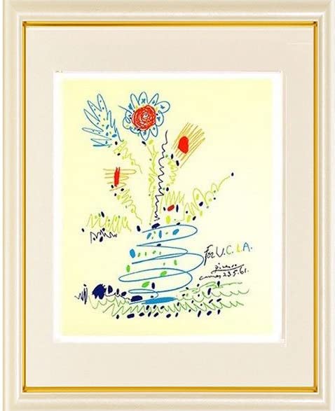 絵画 巨匠 ピカソ 花 ミュージアムアート インテリア