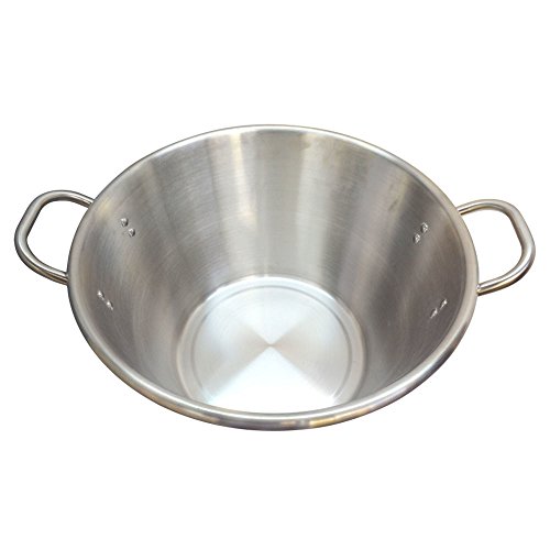 Cazo de acero inoxidable 23" diámetro x 13" altura miniatura 2